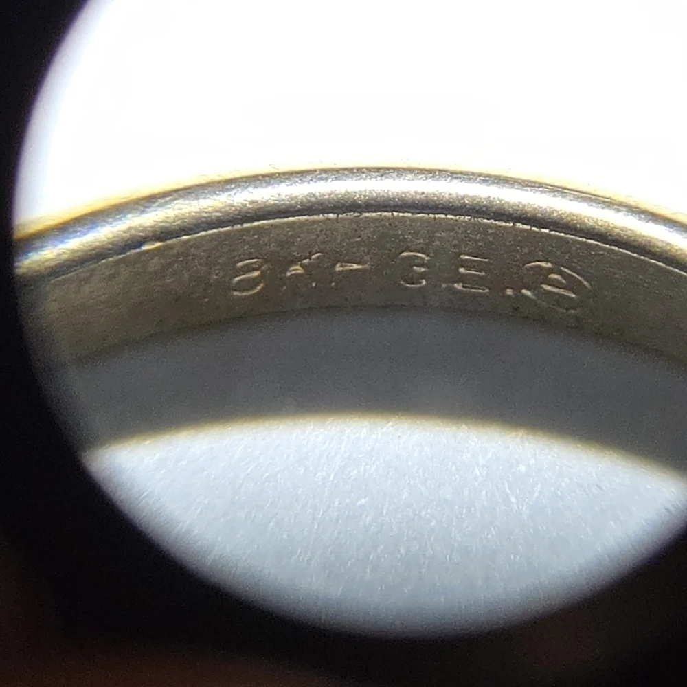 18K Gold Electroplated Wedding Band
